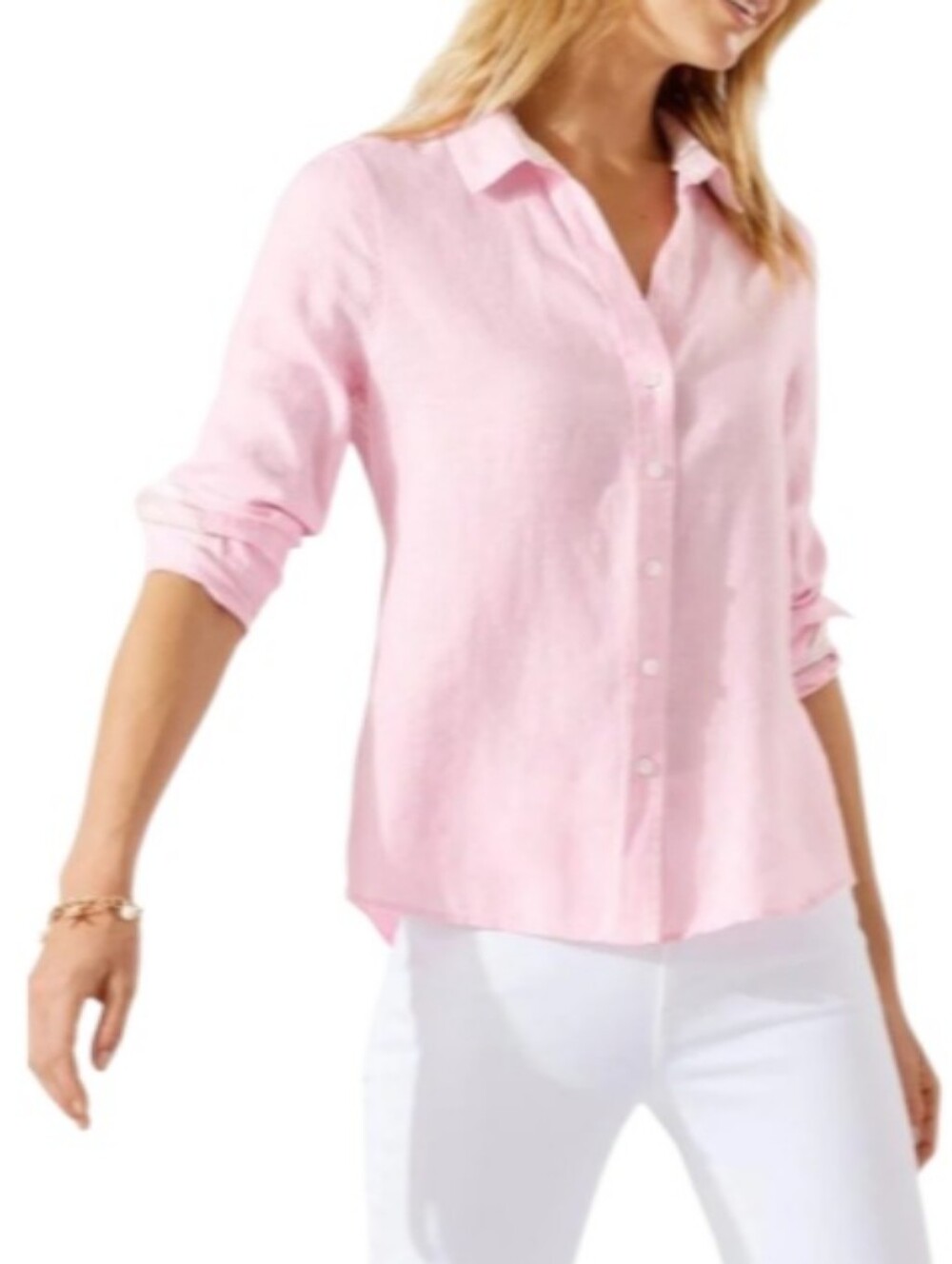 Tommy Bahama Coastalina Button-Front Linen Shirt-NWOT